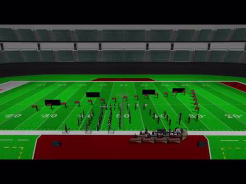 Custom Marching Drill Design DEMO Animation video thumbnail